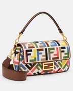 Fendi Baguette Multicolor FF – Canvas Ricamato