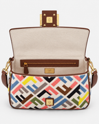 Fendi Baguette Multicolor FF – Canvas Ricamato